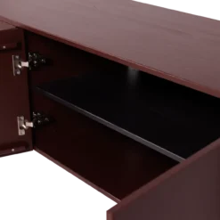 Gunnar tv meubel 200 cm grenen bordeauxrood [fsc]