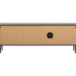 Gunnar tv meubel 154 cm grenen matzwart [fsc]