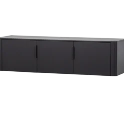 Gunnar tv meubel 154 cm grenen matzwart [fsc]