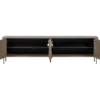 Gunnar tv meubel 200 cm grenen mud [fsc]