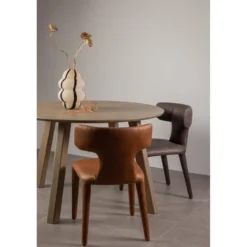 Haarlem 4-standen poot eiken pebble grey set van 2 [fsc]
