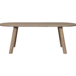 Haarlem 4-standen poot eiken pebble grey set van 2 [fsc]