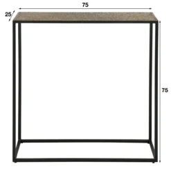 Haltafel Metallica Brons