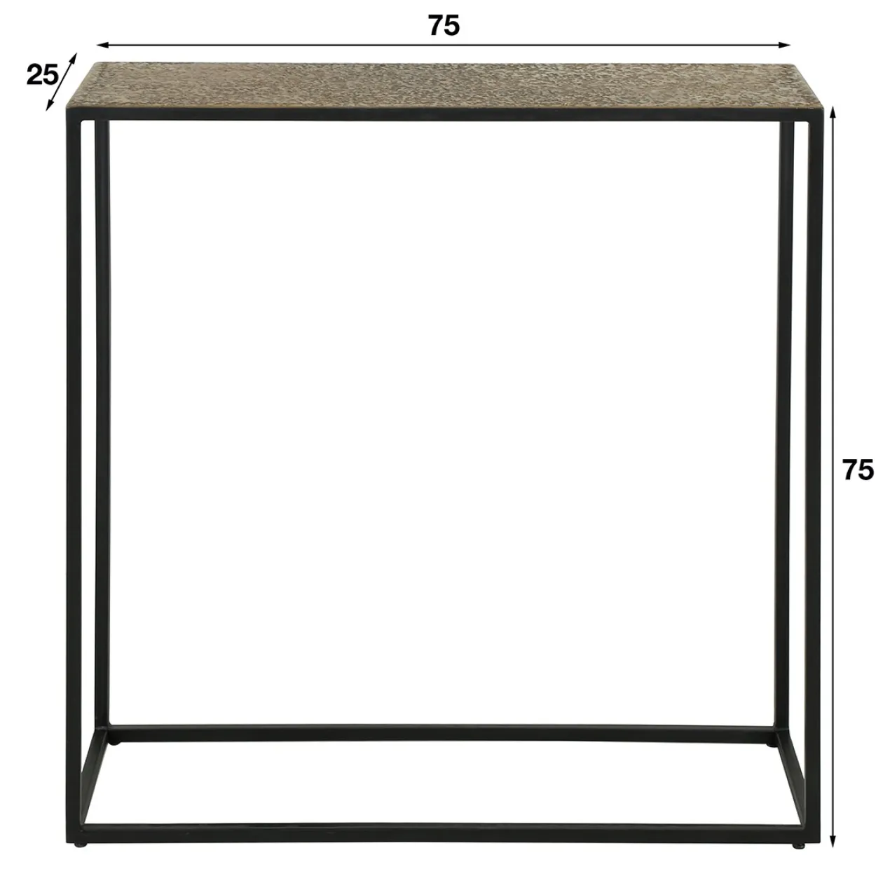 Haltafel Metallica Brons