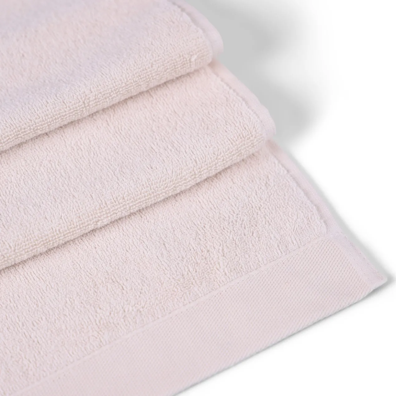 Handdoek off white 50x100 cm