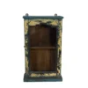 Hangkast uniek blauw/geel