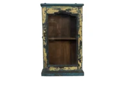 Hangkast uniek blauw/geel