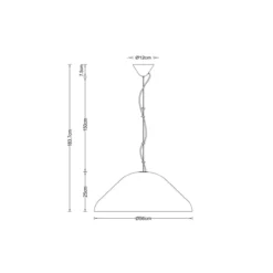 Hanglamp Andres Ø56 cm taupe