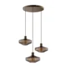 Hanglamp Anouk 3-Lichts rond koffie