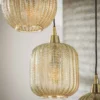 Hanglamp Buckingham Amber getrapt