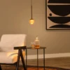 Hanglamp Calina 1-lichts koffie