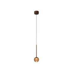 Hanglamp Calina 1-lichts koffie