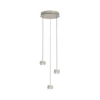 Hanglamp Cosmo rond 3-lichts creme