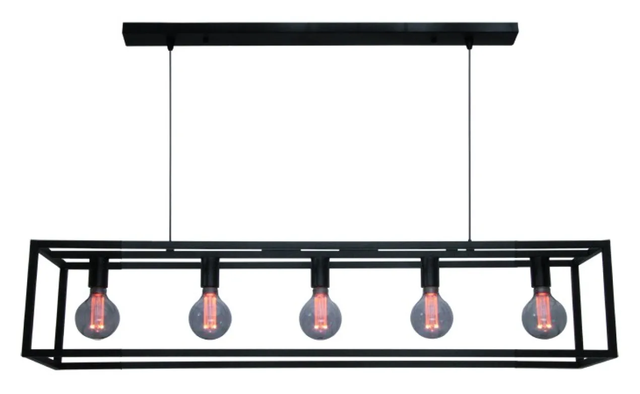 Hanglamp Cubic Strak 5 Lichts