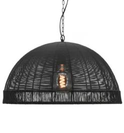 Hanglamp Daisy large black - Ø 60 cm, H 35cm