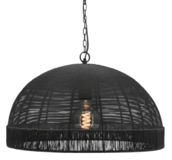 Hanglamp Daisy small black - Ø 50 cm, H 30cm
