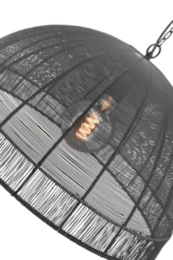 Hanglamp Daisy small black - Ø 50 cm, H 30cm