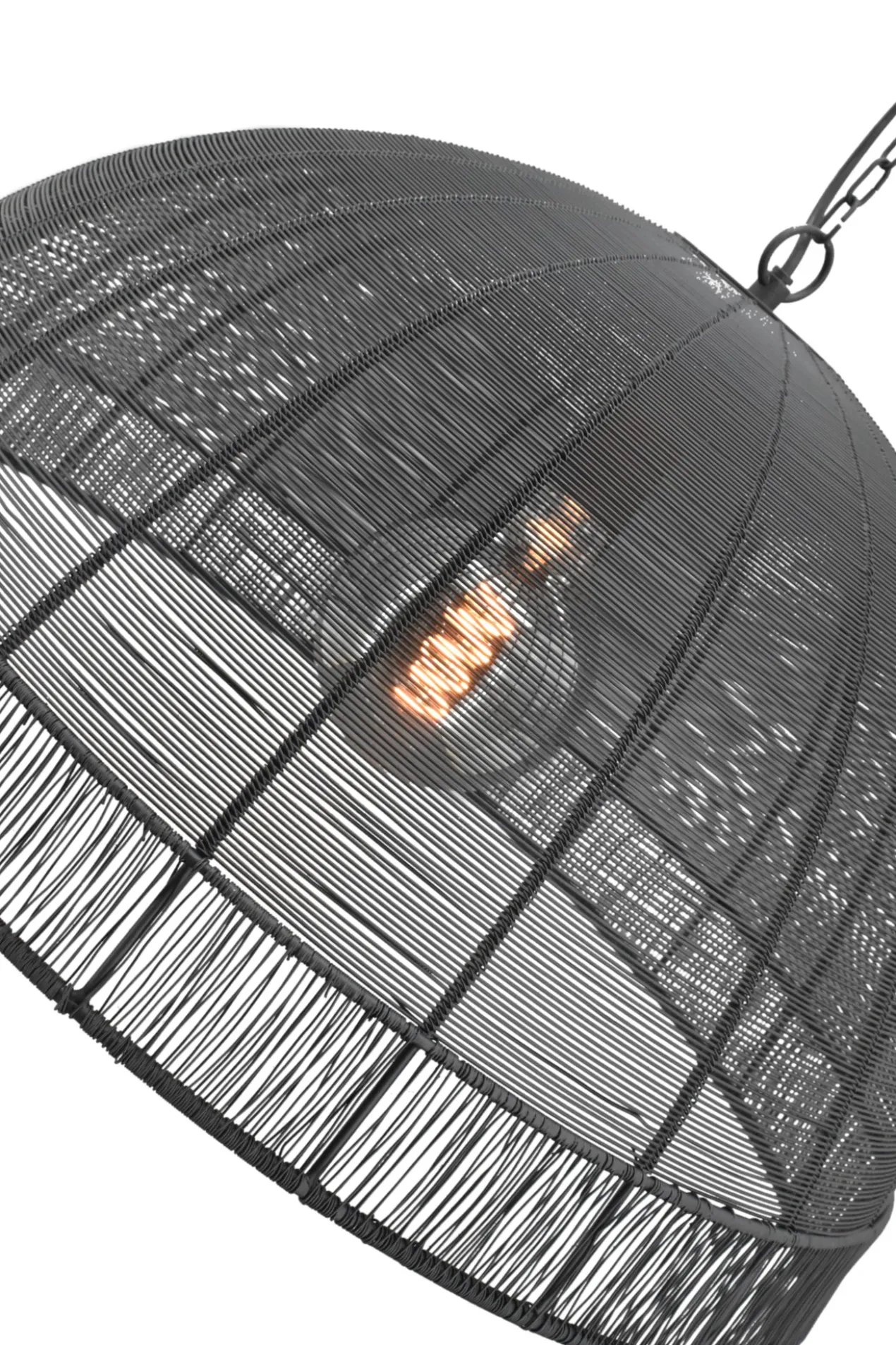 Hanglamp Daisy small black - Ø 50 cm, H 30cm