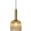 Hanglamp Danique Ø20 cm amber/messing