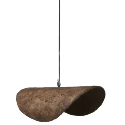 Hanglamp Disque brown