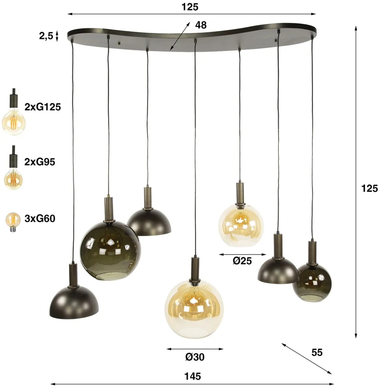 Hanglamp Diverse