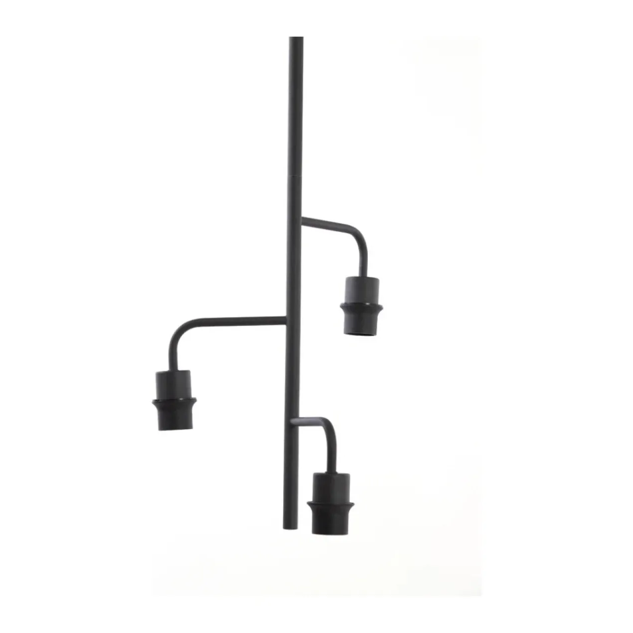 Hanglamp Edisa 3L mat zwart