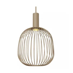 Hanglamp Esterel rond 3-lichts taupe