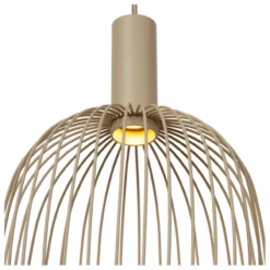 Hanglamp Esterel rond 3-lichts taupe