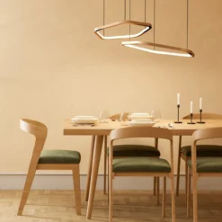Hanglamp Estrella 2-lichts brons