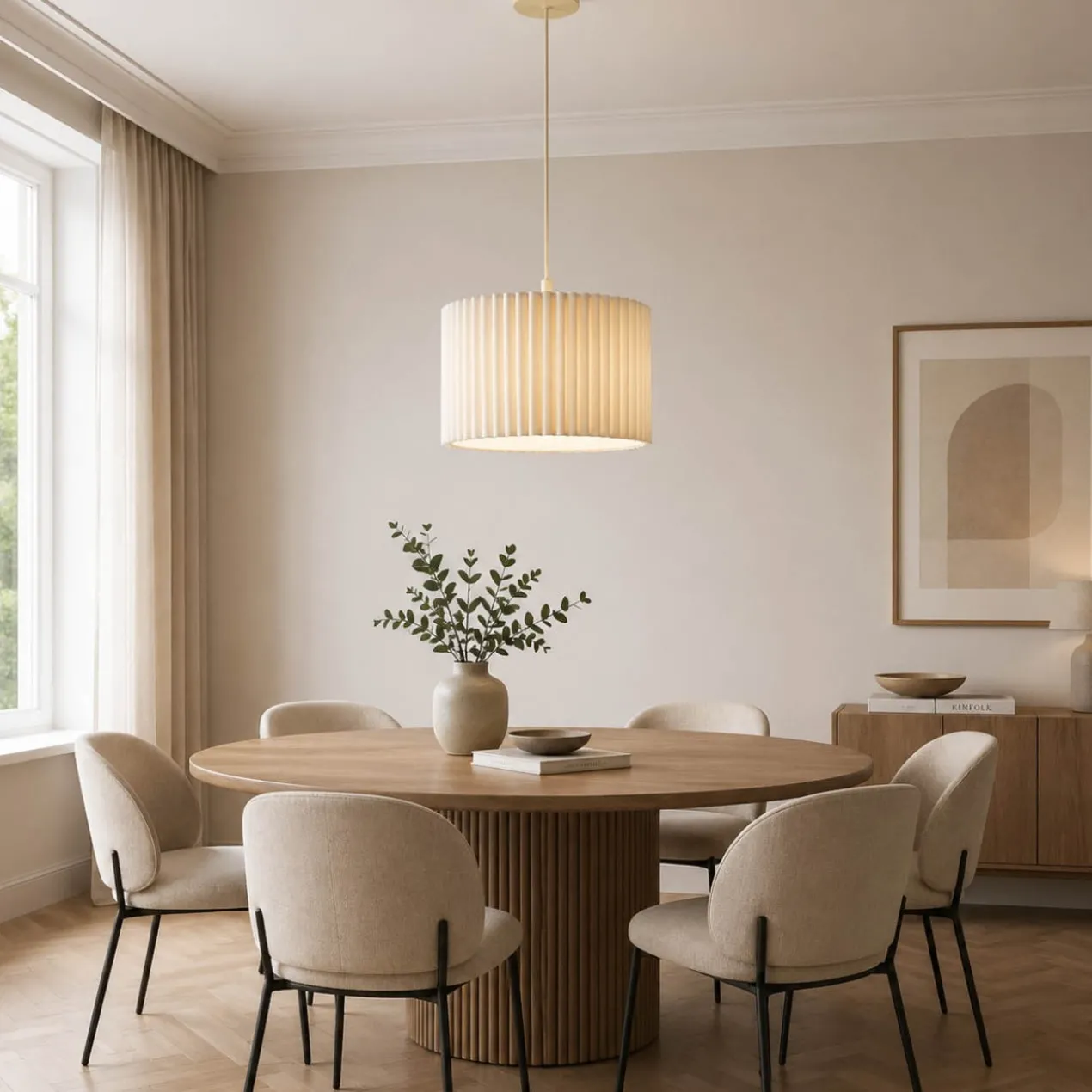 Hanglamp Ferry Ø35 cm beige