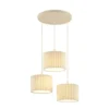 Hanglamp Ferry 3-lichts rond beige