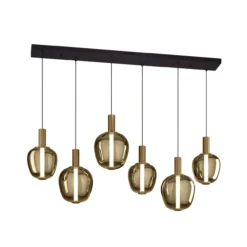 Hanglamp Fruitera 6-lichts goud