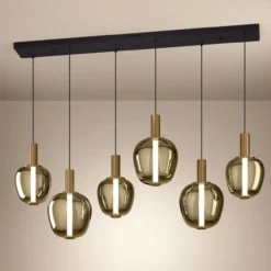 Hanglamp Fruitera 6-lichts goud