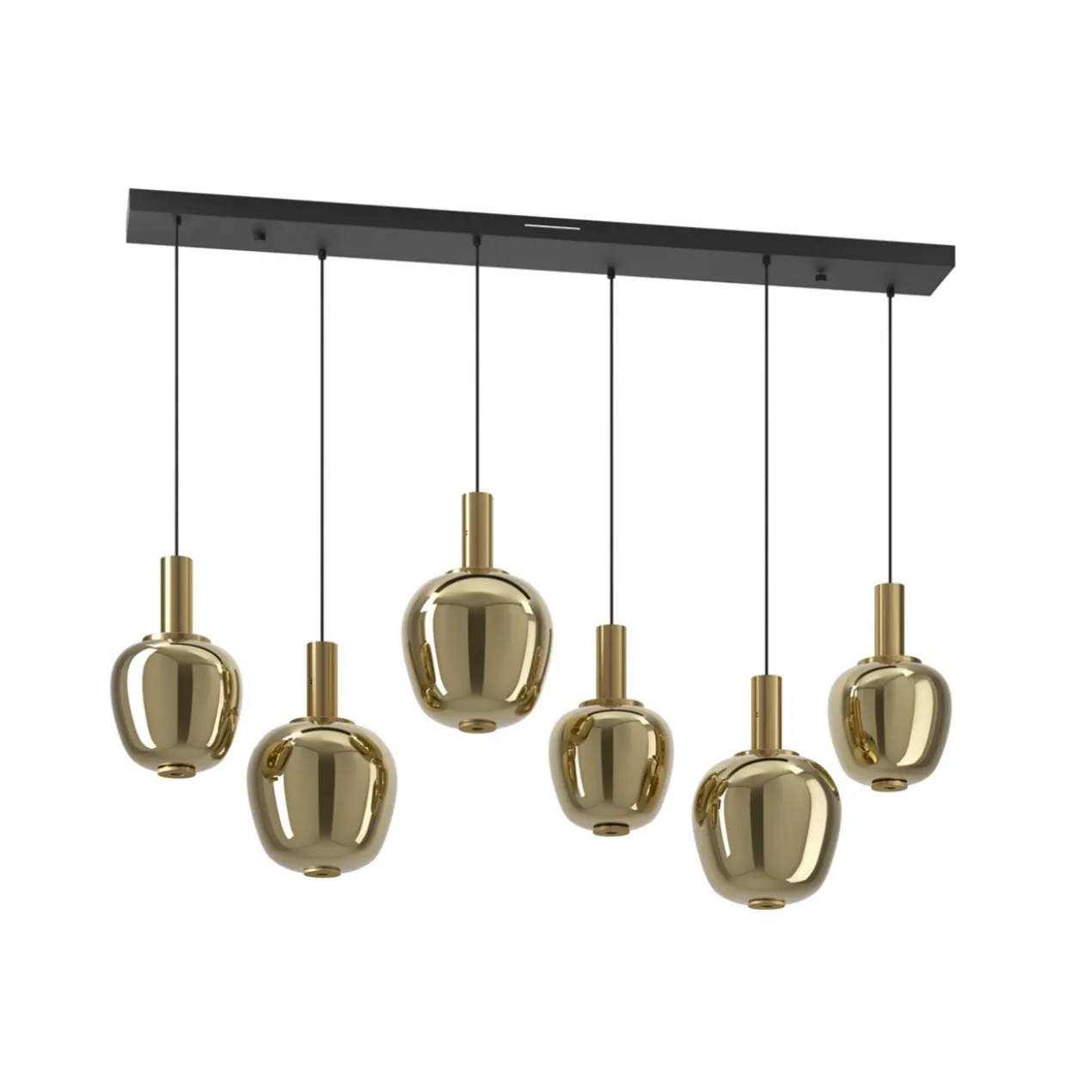 Hanglamp Fruitera 6-lichts goud