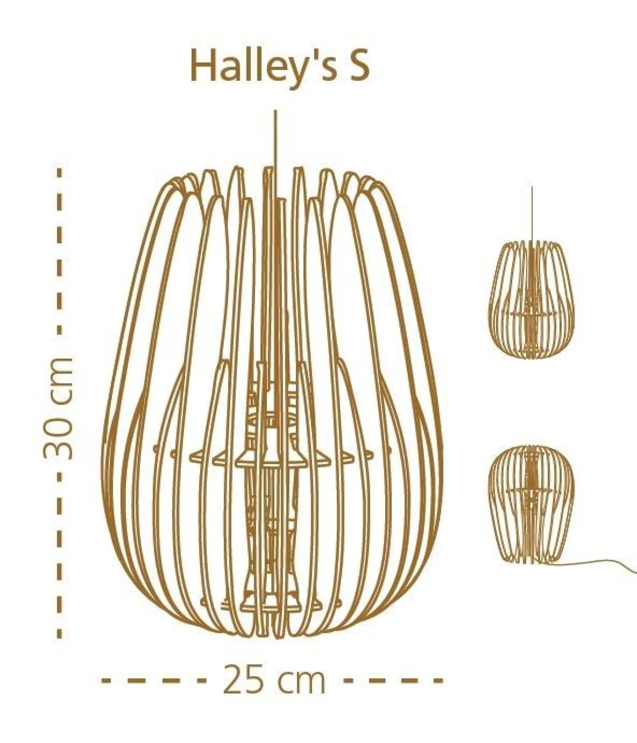 Hanglamp Halley Ø25 cm