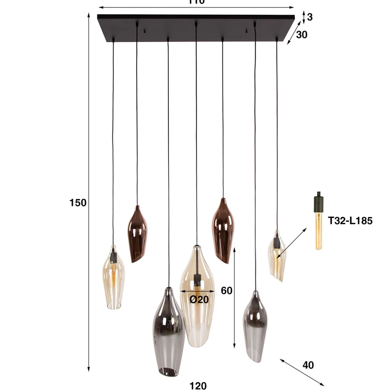 Hanglamp Kryptonite