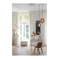 Hanglamp Magdala bruin Ø30 cm