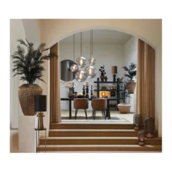 Hanglamp Magdala grijs Ø48 cm