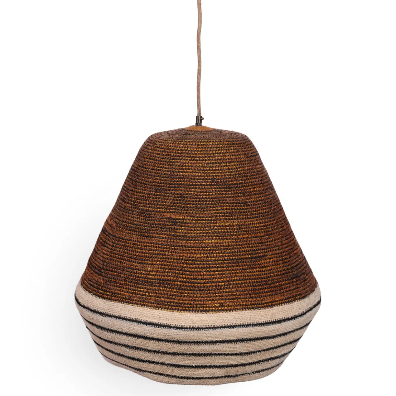 Hanglamp Nina cinnamon seagrass