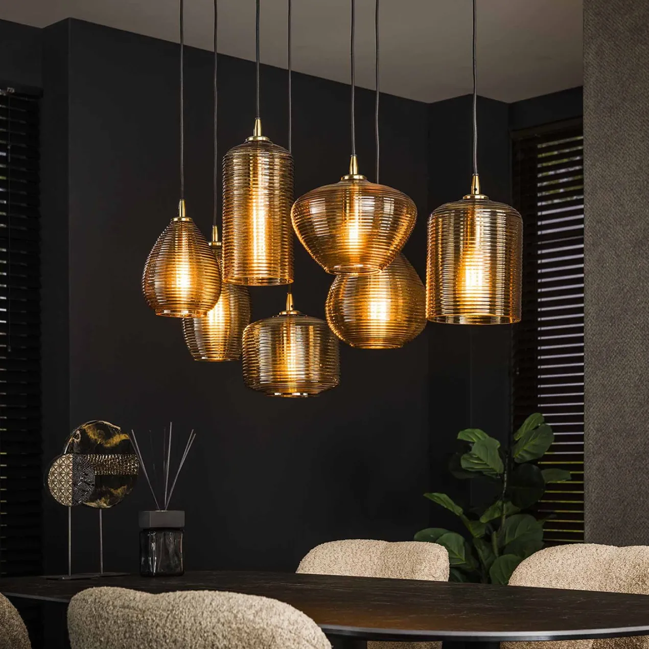Hanglamp Nouveau Stripes 7