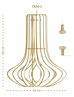 Hanglamp Octopus Ø49 cm