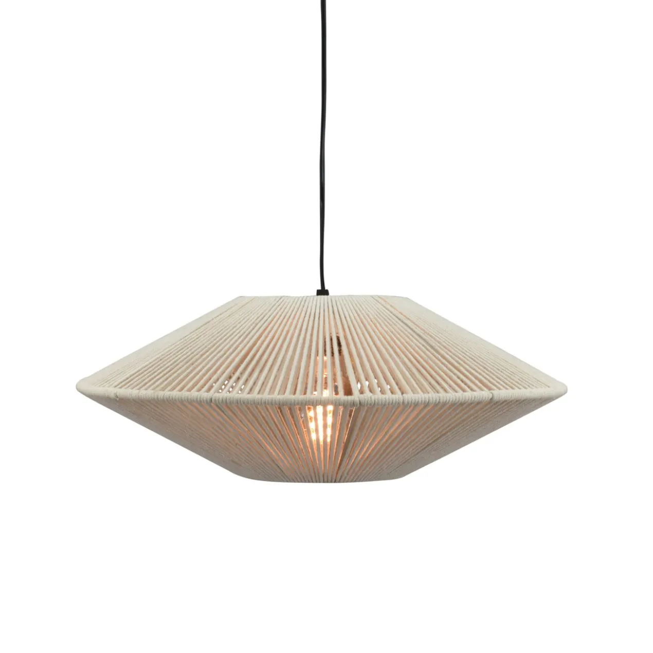 Hanglamp Owen beige medium