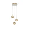 Hanglamp Rosa 3-lichts rond rosé-goud