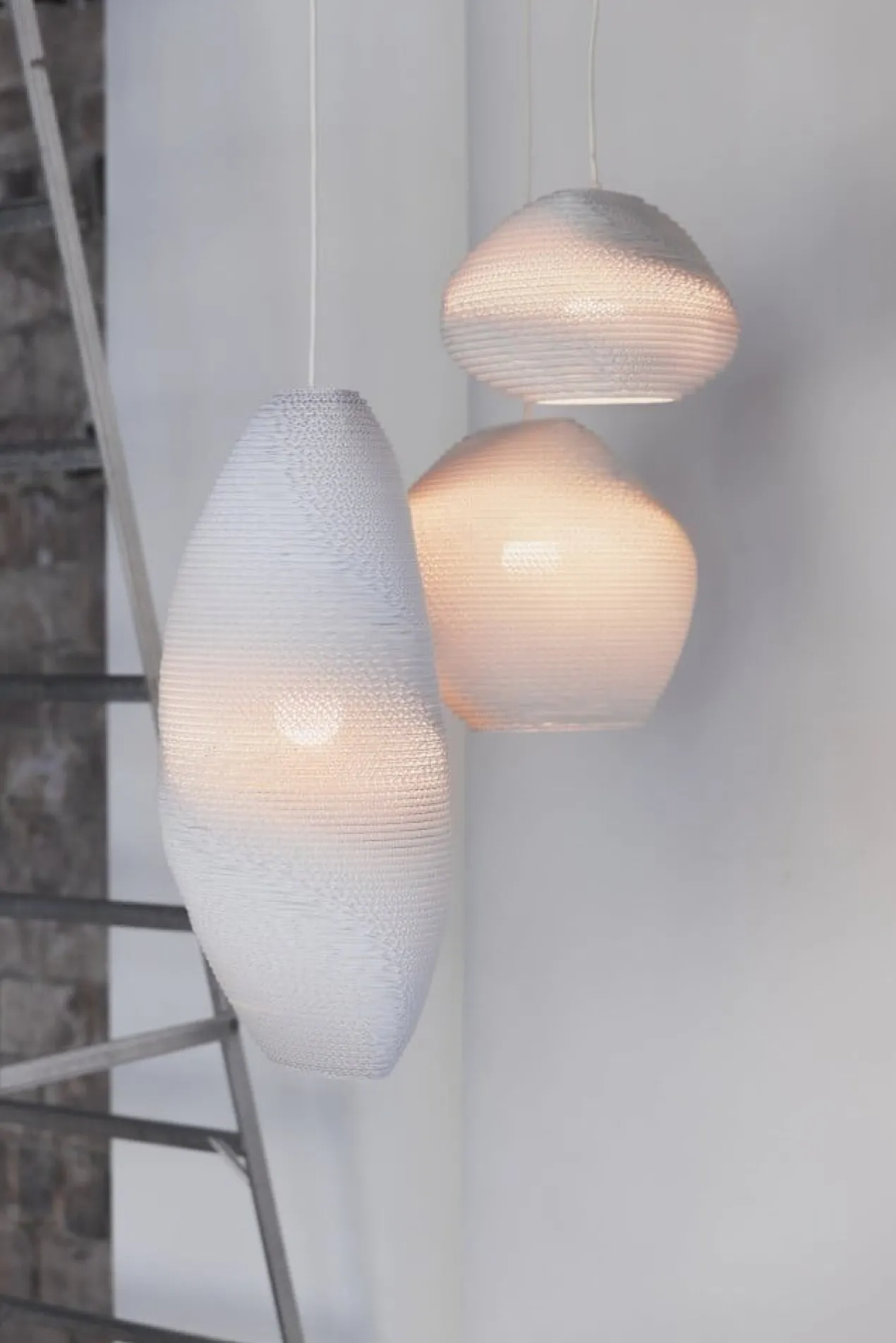 Hanglamp Scraplight Allyn white