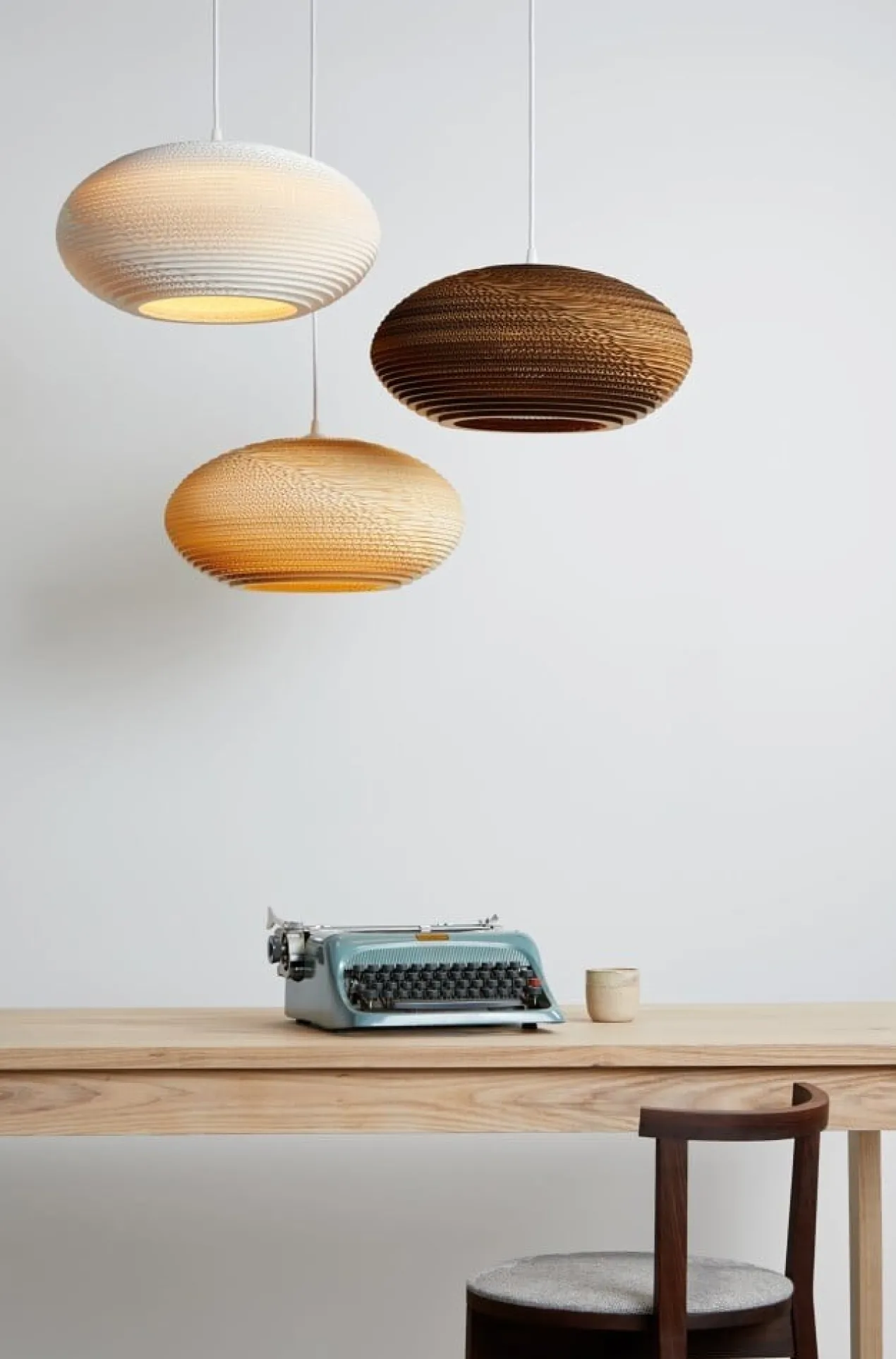 Hanglamp Scraplight Disc32 natural