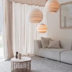Hanglamp Scraplight Moon24 blonde