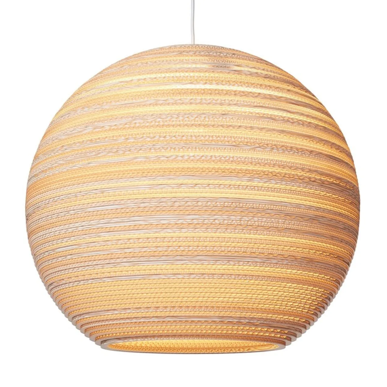 Hanglamp Scraplight Moon32 blonde