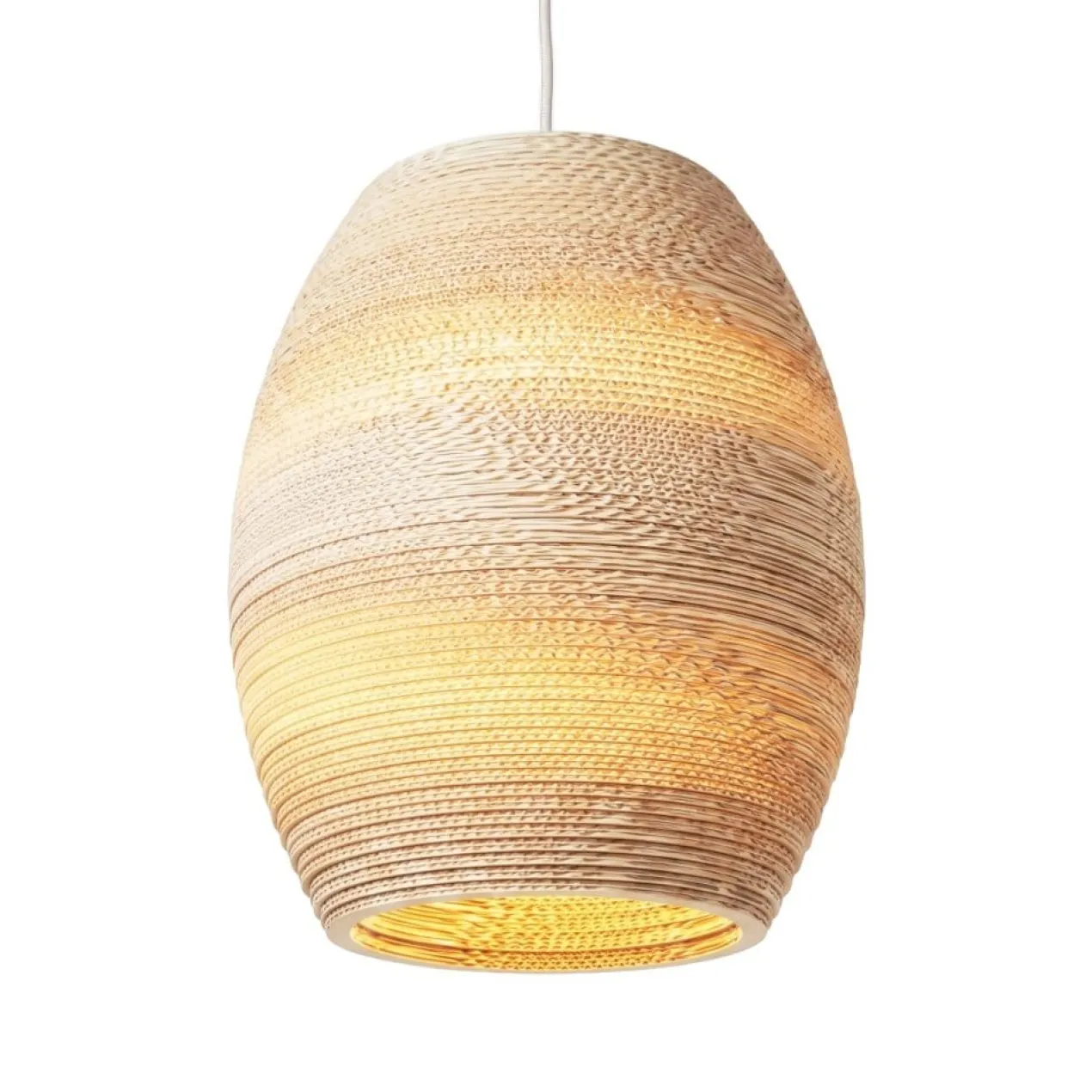 Hanglamp Scraplight Oliv blonde
