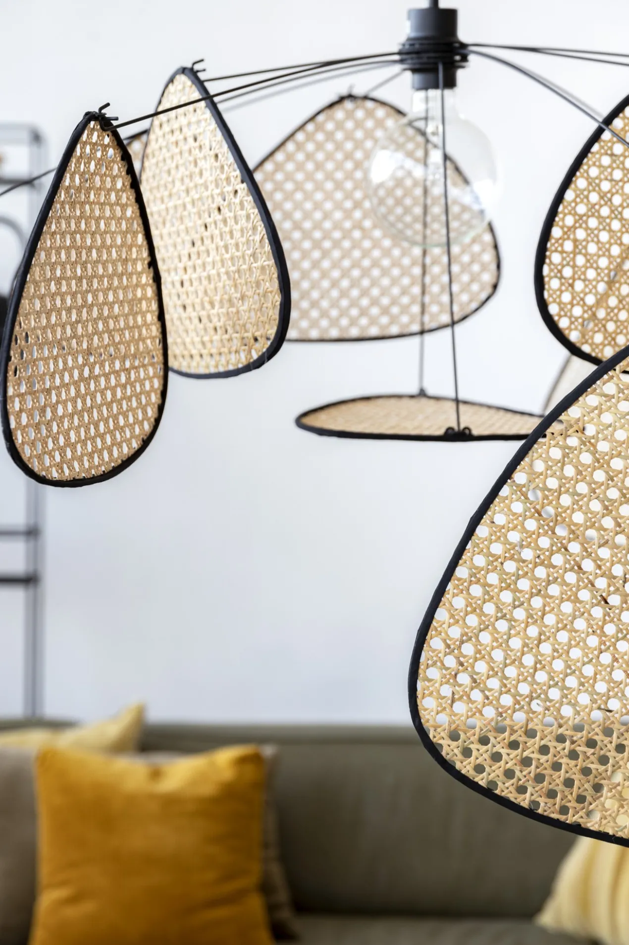 Hanglamp Screen Cannage naturel