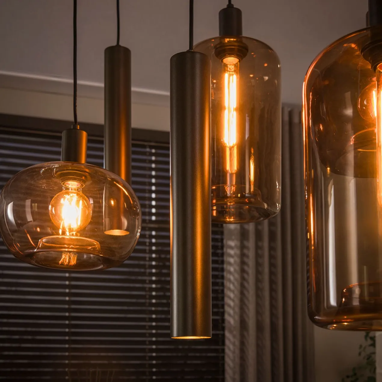 Hanglamp Serendipity 7 bruin